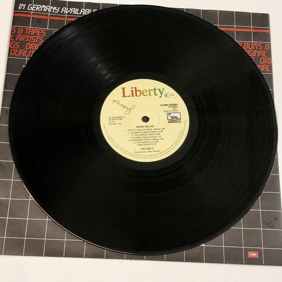 Fischer-Z Word Salad Holland Import Album LP Liberty 1979 - Picture 11 of 12